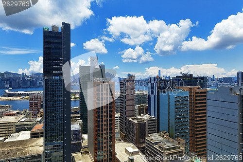 Image of office buildings at day, hongkong kwun tong 