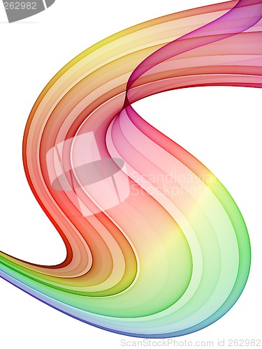 Image of multicolored swirl