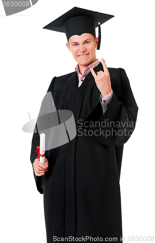 Image of Graduating student man