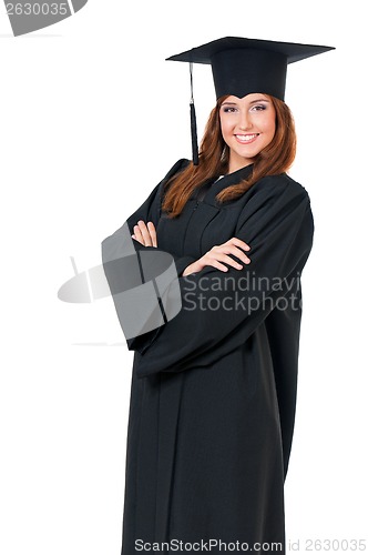 Image of Graduating student girl