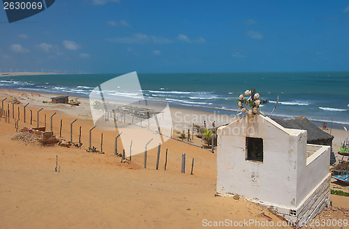 Image of Graveyard in Canoa Quebrada Beach 