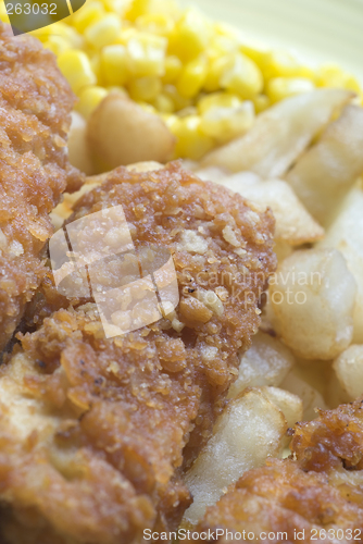 Image of chicken strips buffalo style