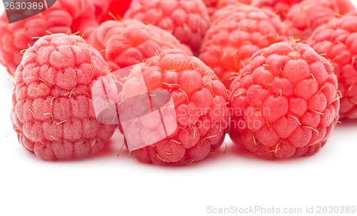 Image of Fresh raspberries