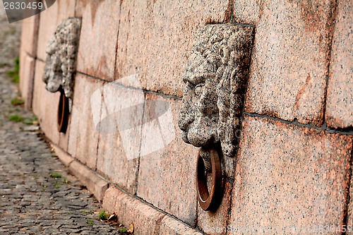 Image of granite lion