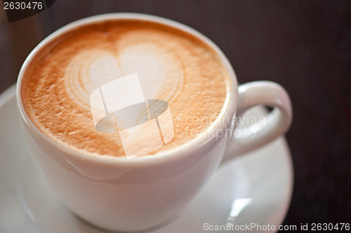 Image of Coffee heart shape