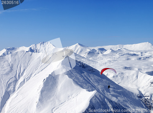 Image of Speed riding in Caucasus Mountains