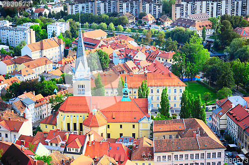 Image of Ljubljana aerial view
