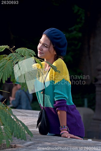 Image of Girl in a beret.