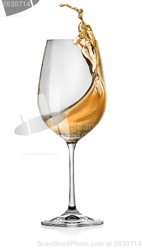 Image of Splashes of white wine