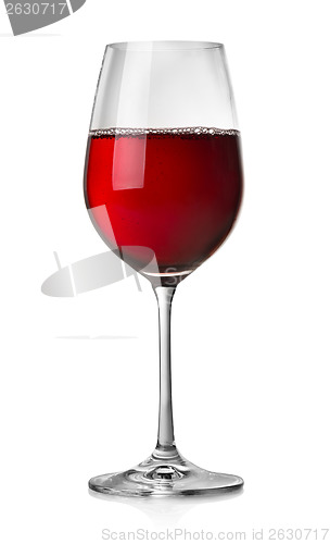 Image of Glass of red wine
