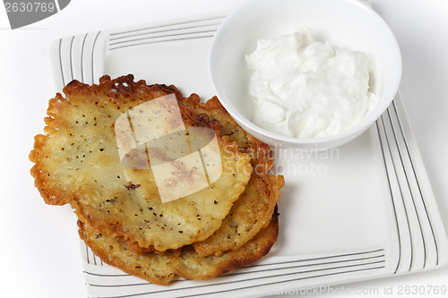 Image of Sicilian panella and yoghurt