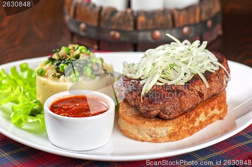 Image of Gourmet steak meat