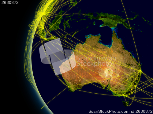Image of Australia connections