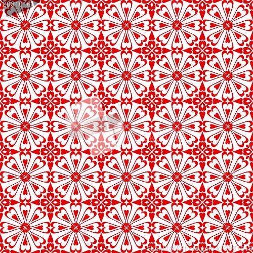 Image of Seamless hearts pattern