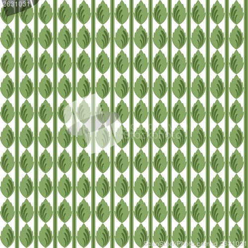 Image of seamless leaves pattern 