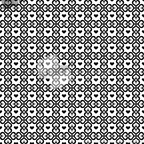 Image of Seamless hearts pattern