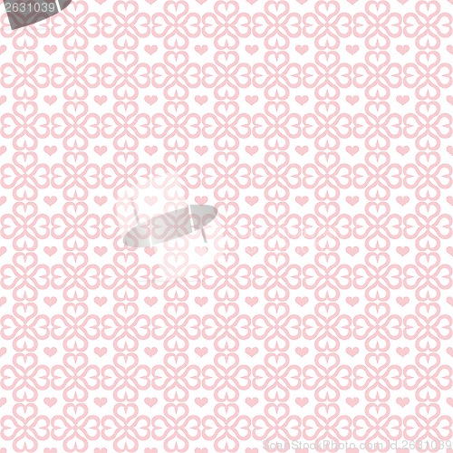 Image of Seamless hearts pattern