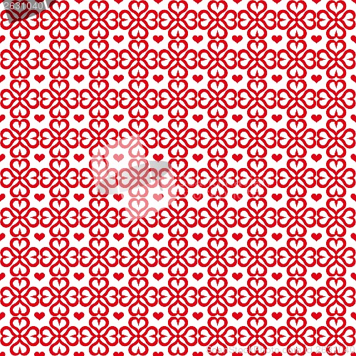 Image of Seamless hearts pattern