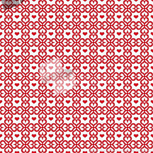 Image of Seamless hearts pattern