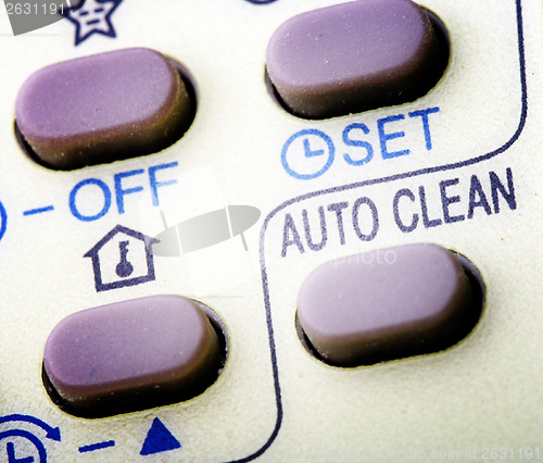 Image of Remote buttons.