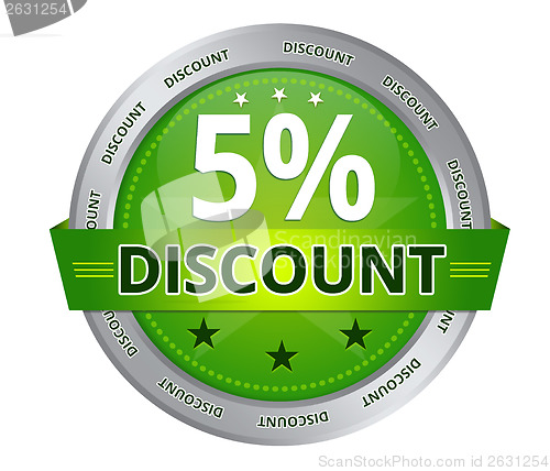 Image of 5 percent Discount