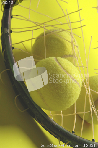 Image of tennis restring