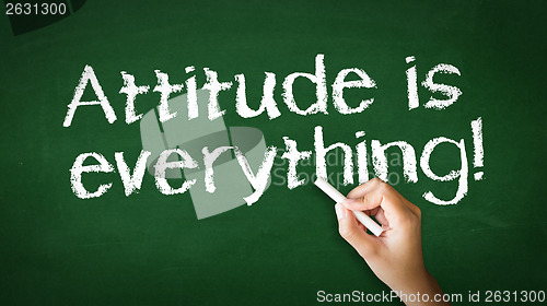 Image of Attitude is everything Chalk Illustration