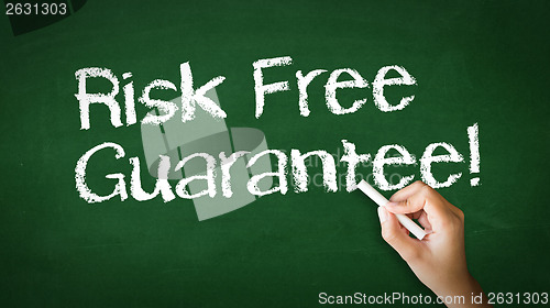 Image of Risk Free Guarantee Chalk Illustration