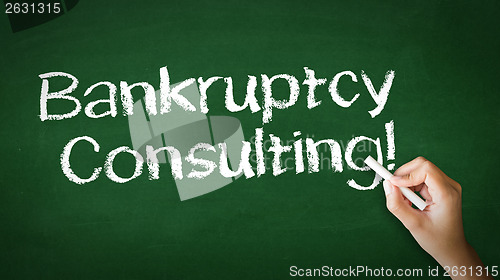 Image of Bankruptcy Consulting Chalk Illustration