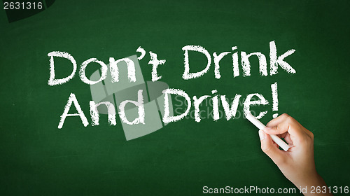 Image of Don't Drink And Drive Chalk Illustration