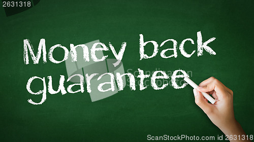 Image of Money Back Guarantee Chalk Illustration