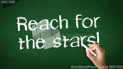 Image of Reach for the stars Chalk Illustration