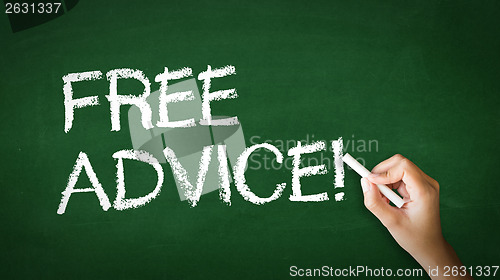 Image of Free Advice Chalk Illustration