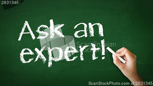 Image of Ask an Expert Chalk Illustration