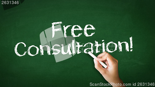 Image of Free Consultation Chalk Illustration