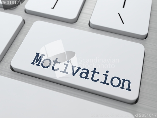 Image of Motivation - Button of Computer Keyboard.