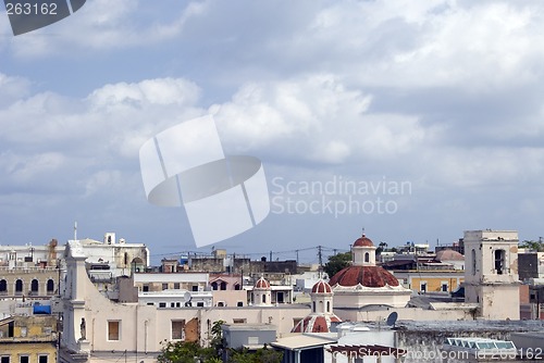 Image of rooftops of old san juan, puerto rico