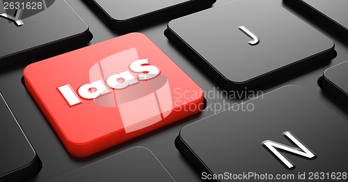 Image of IAAS Concept on Red Keyboard Button.