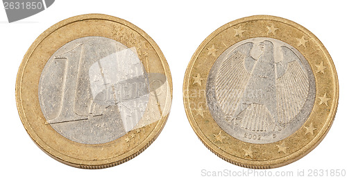 Image of Front and Back of One Euro Coin