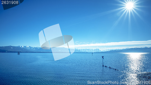 Image of lake constance alps