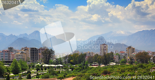 Image of residential area in antalya city