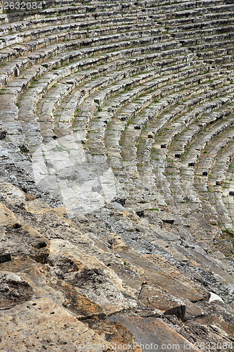 Image of ancient amphitheater in Turkey 