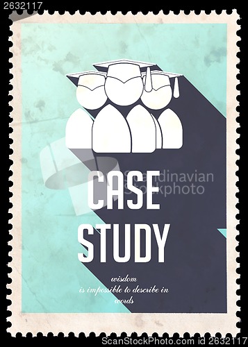 Image of Case Study on Light Blue in Flat Design.