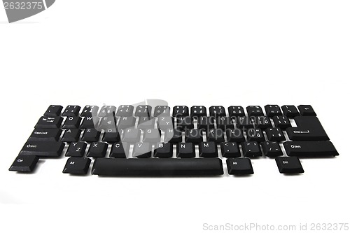 Image of keyboard from keys