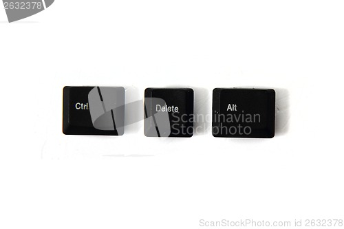 Image of ctrl alt del keyboard keys