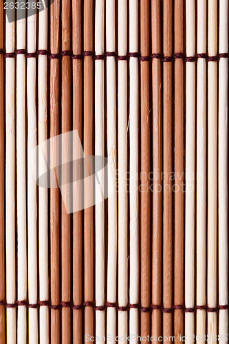 Image of bamboo napkin. macro