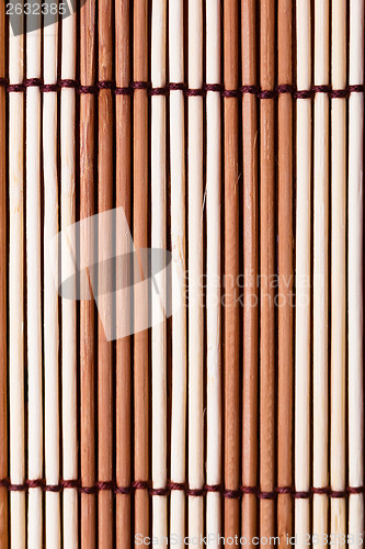 Image of bamboo napkin. macro