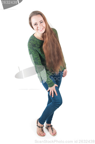 Image of Happy young female