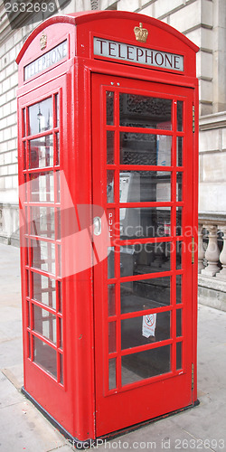 Image of London telephone box