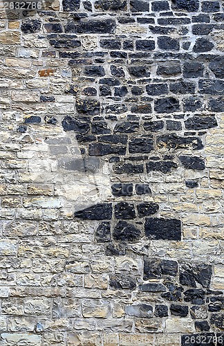 Image of Ancient stone wall texture